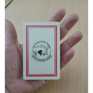 End of The Alsaska Highway Delta Junction Playing Cards New Sealed Vintage USA